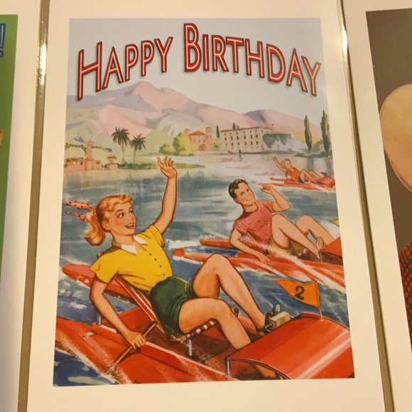 Vintage Look - New Stock - Made in USA - Lot of 7 - Happy Birthday, Get Well, +1 - Picture 4 of 11